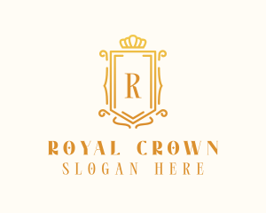 Royal Crown Shield  logo design