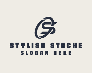 Logistics Company Letter S logo design