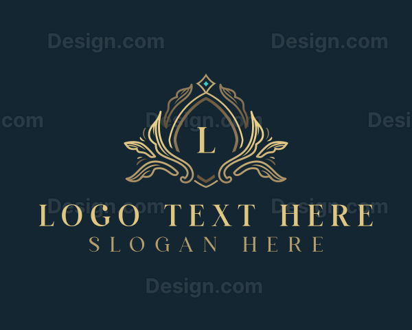 Elegant Ornament Crest Logo