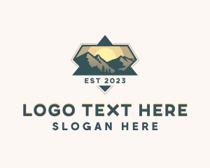 Mountain Hiking Forest logo