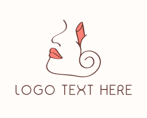 Feminine Beauty Stylist Lipstick  logo