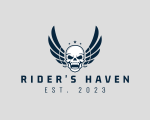 Wing Skull Rider logo