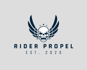 Wing Skull Rider logo