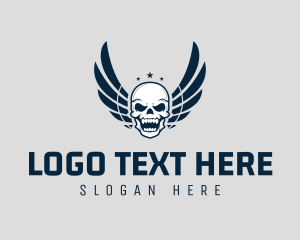 Wing Skull Rider logo