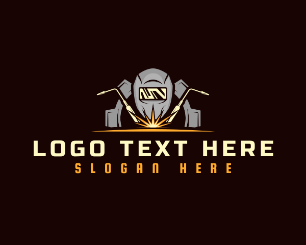 Metal logo example 1