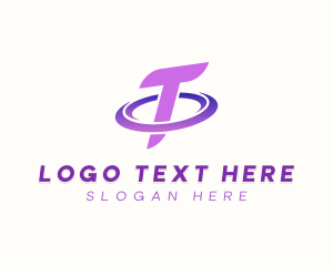 Tech Orbit Letter T Logo