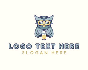 Owl Boba Beverage logo