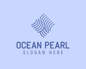 Beach Ocean Wave logo design