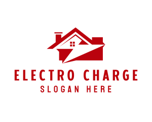 Flash Power House Electrician logo design