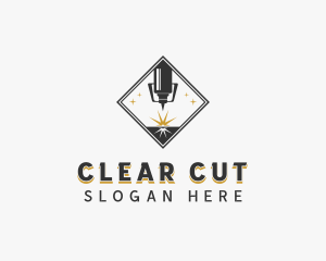 CNC Laser Fabrication logo design