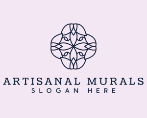 Floral Flower Pattern logo design