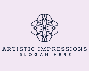 Floral Flower Pattern logo design