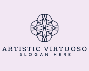 Floral Flower Pattern logo design