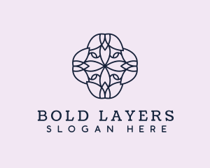 Floral Flower Pattern logo design