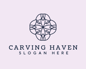 Floral Flower Pattern logo design