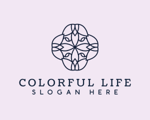 Floral Flower Pattern logo design