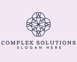 Floral Flower Pattern logo design