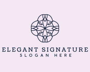 Floral Flower Pattern logo design