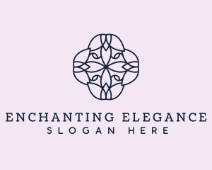 Floral Flower Pattern logo design