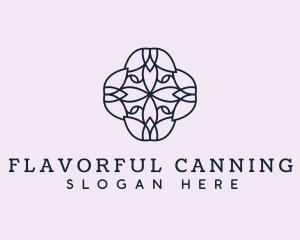 Floral Flower Pattern logo design