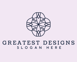 Floral Flower Pattern logo design