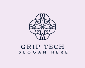 Floral Flower Pattern logo design