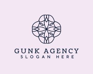 Floral Flower Pattern logo design