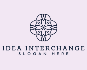 Floral Flower Pattern logo design