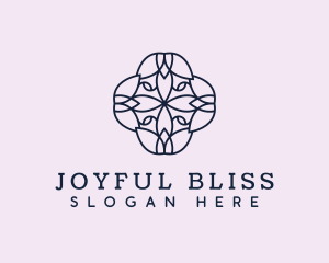 Floral Flower Pattern logo design