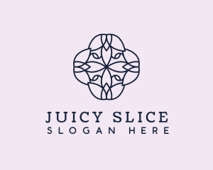 Floral Flower Pattern logo design