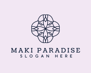 Floral Flower Pattern logo design