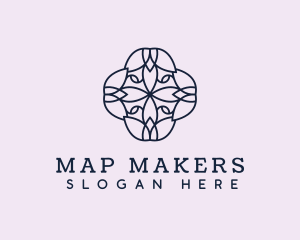 Floral Flower Pattern logo design