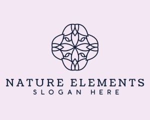 Floral Flower Pattern logo design