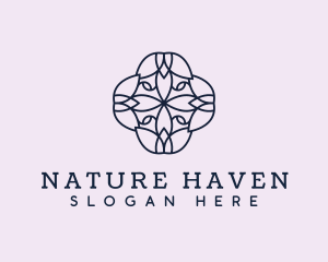 Floral Flower Pattern logo design