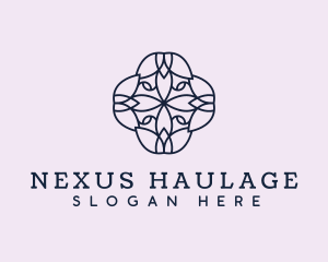 Floral Flower Pattern logo design