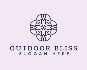 Floral Flower Pattern logo design