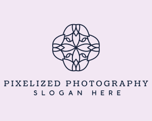 Floral Flower Pattern logo design