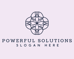 Floral Flower Pattern logo design