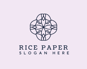 Floral Flower Pattern logo design