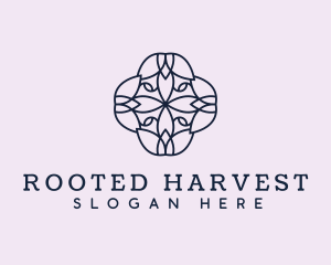 Floral Flower Pattern logo design