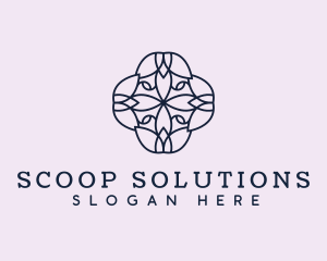 Floral Flower Pattern logo design