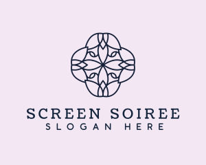 Floral Flower Pattern logo design