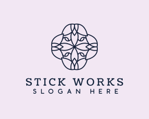 Floral Flower Pattern logo design