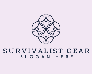 Floral Flower Pattern logo design