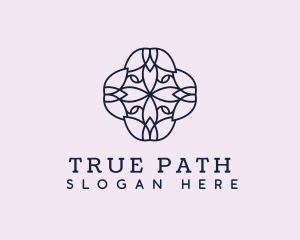 Floral Flower Pattern logo design