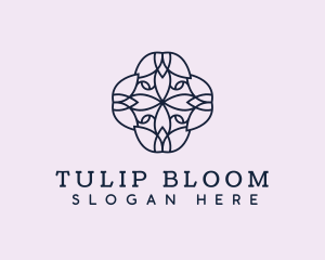 Floral Flower Pattern logo design