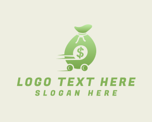 Moving Dollar Bag Money logo