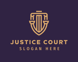 Gold Court Pillar logo