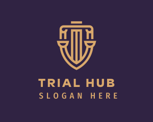 Gold Court Pillar logo
