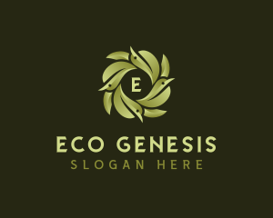 Natural Environmental Garden logo design